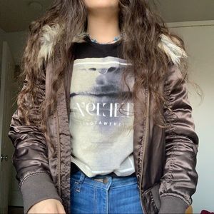 Polyester Faux Fur Jacket